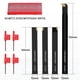 thumbnail image 2 of Kit de herramientas de torneado indexable Joogto, 14 piezas con soporte e inserto, 2 of 6