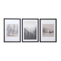 Vgo - Set 3 Marcos Mad 3 30X40 Negro 30X40