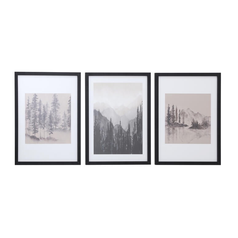 Vgo - Set 3 Marcos Mad 3 30x40 Negro 30x40