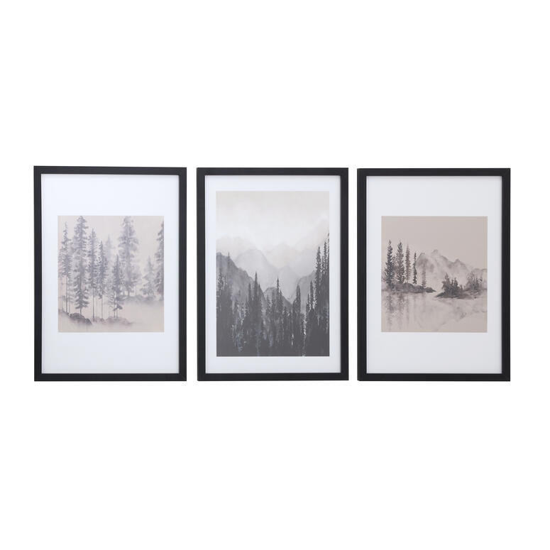 Vgo - Set 3 Marcos Mad 3 30X40 Negro 30X40