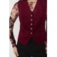 thumbnail image 2 of Vest Velvet Ana Burdeo vino S, 2 of 5