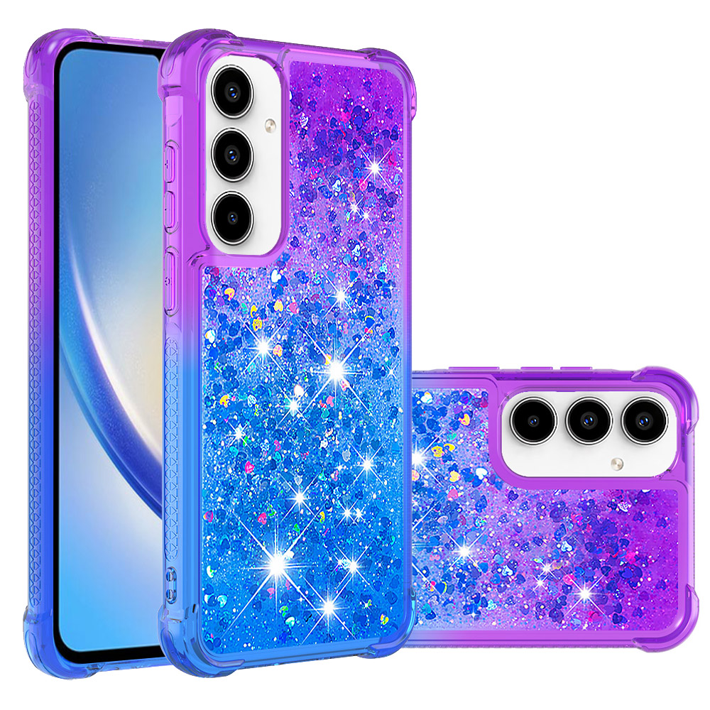 Foxdock - Funda Para Samsung Galaxy A36 Con Diseño Gradiente Y Brillo Líquido Antigolpes Tpu
