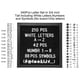 thumbnail image 3 of Juego de letras G GAMIT precortadas de 3/4 pulgadas, blanco, para tablero de fieltro, 3 of 4