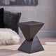 thumbnail image 4 of Mesa decorativa Christopher Knight Home Jerod Concrete Black, 4 of 9