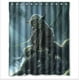 thumbnail image 1 of Cortina de ducha con diseño de Yoda de Star Wars, juego de cortinas de baño con ganchos, tamaño 66 x 72 pulgadas, 1 of 3