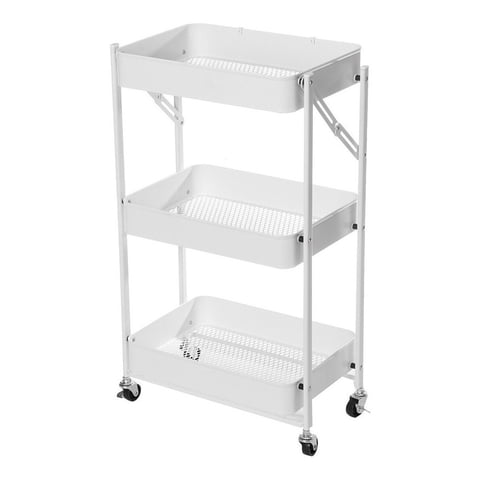 Genérico - Carro Organizador Almacenaje Cocina 3 Estante Ruedas Plegabl