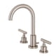 thumbnail image 1 of Grifo de baño Kingston Brass Manhattan FSC8928CML níquel cepillado, 1 of 8