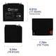 thumbnail image 2 of Batería Mighty Max Ml50 12 12 V 50 Ah Recargable Sla Agm, 2 of 6