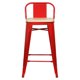 thumbnail image 1 of Taburete Medio 66 Tolix Replica Madera c/ resp Rojo, 1 of 2