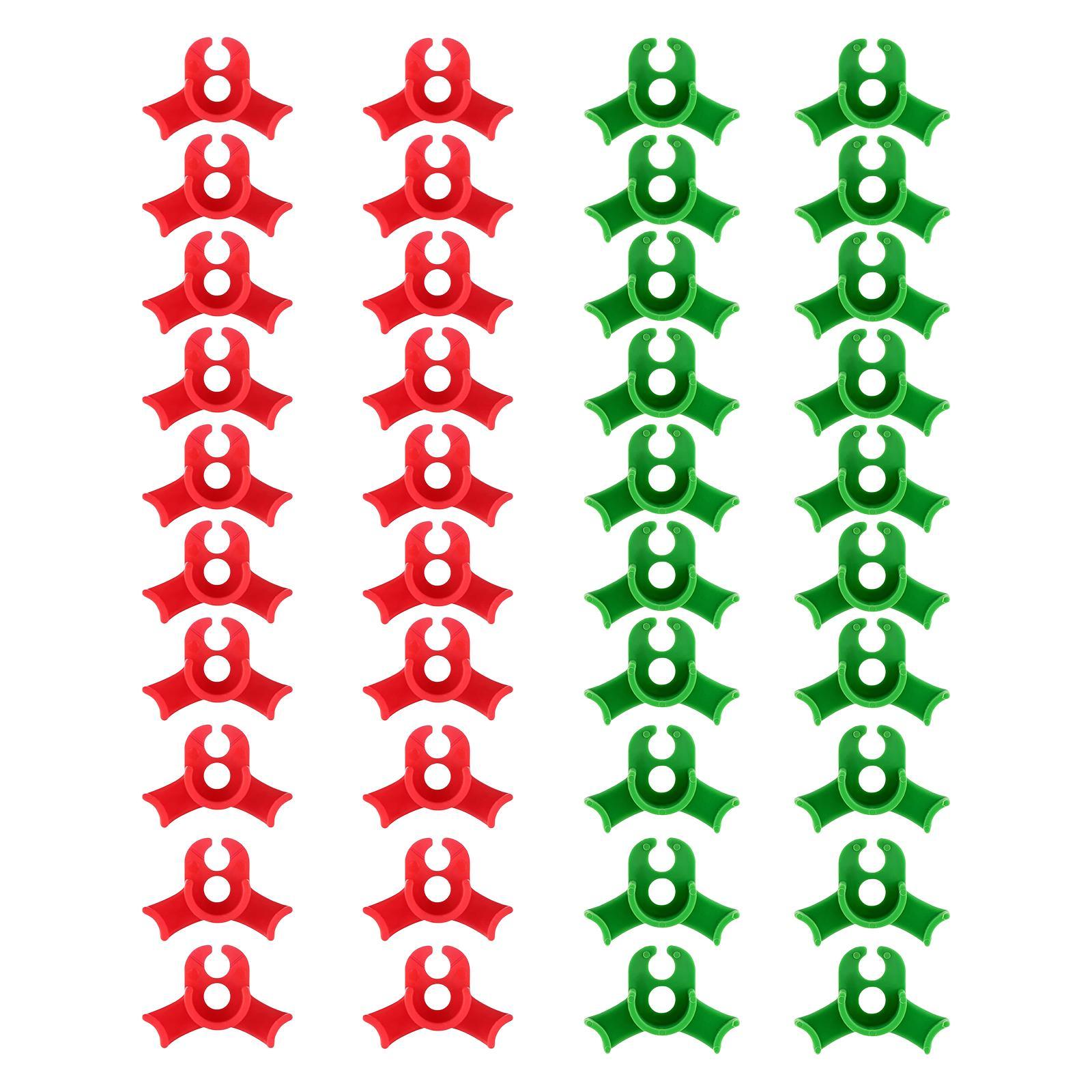 Ioensy - Doblador De Plantas De 40 Piezas, Entrenador De Plantas De 90 Grados Para Jardinería De Plantas Al Aire Libre