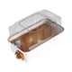 thumbnail image 2 of Casa de hámster jaula transparente hábitat de ventilación grande jaula de animales pequeños para animales pequeños planeadores de azúcar gerbils conej Naranja, 2 of 5