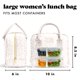 thumbnail image 3 of Bolsa de almuerzo Fit & Fresh 25 x 15 x 22 cm marfil con recipientes, 3 of 6