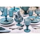 thumbnail image 3 of Set 4 Copas Helado 30cl Azul Diamante Vidrio Lugano, 3 of 3