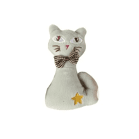 Genérico - Juguete Para Gatos De Plush Con Corbatin Gris