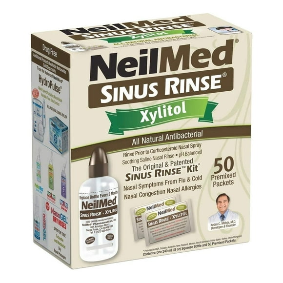 Sinus Rinse Xylitol Lavado Nasal Antibacterial B+ 50
