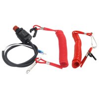 Magideal - Interruptor De Parada De Parada De Motor De Barco, Reemplazo De Cordón De Seguridad, Accesorios, Duradero, Fácil Instalación, Interruptor De Parada De