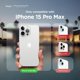 thumbnail image 2 of Funda de silicona líquida elago para iPhone 15 Pro Max – Piedra, 2 of 6