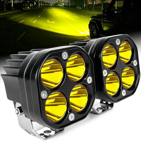 Luces LED tipo Pod SUFEMOTEC 7,5 cm 40 W Amarillo 12‑V‑32‑V