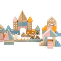 Roots Toys - Juego Set Ciudad De Madera