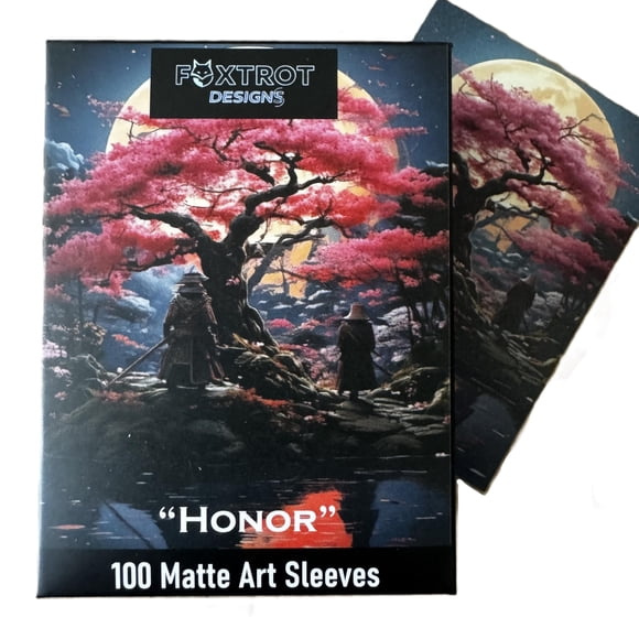Fundas para cartas Foxtrot Designs Samurai Cherry Blossom 100 unidades