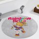 thumbnail image 5 of Alfombra Redonda Rainbow Brite Felpa Coral 60cm, 5 of 6