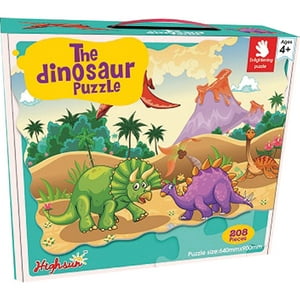 Nobel Gift - Puzzle Deluxe 208Pc 27X23X9 Cm Dinosaurio