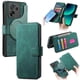 thumbnail image 1 of Funda Billetera Magnética para Xiaomi 13T Soporte Tarjetas Desmontable Verde, 1 of 6