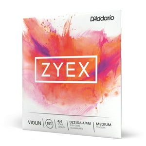 Set De Cuerdas Violín 4/4 Zyex Alum Med Dz310A 4/4M Daddario