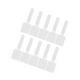 thumbnail image 4 of 10x Bridas Para Cables Reutilizables Organizador De Cables Para Centros De Datos Cables De Computadora Para El Hogar Blanco, 4 of 5