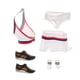 thumbnail image 3 of Uniforme Y Zapatos Blancos De Porristas A Escala 1/6 Para Figura De Acción De 12 '', 3 of 3
