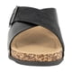 thumbnail image 4 of Sandalia con Cuña de Corcho Fran Negro Alquimia, 4 of 7
