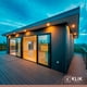 thumbnail image 2 of Pack de 5 Revestimientos Siding Plano WPC exterior Color Gris Azulado, 2 of 4
