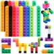 thumbnail image 1 of Cubos de Enlace HSDAV 200 piezas, 10 colores, manipulativos de matemáticas, 1 of 7