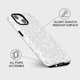 thumbnail image 4 of Funda Svanove para iPhone 13/14 con estampado de guepardo blanco, 4 of 7