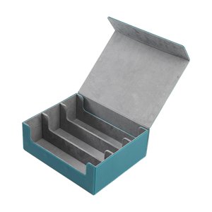 Bothyi - Caja De Baraja De Cartas Con Cierre Magnético, Caja De Almacenamiento De Tarjetas Coleccionables De Regalo Para Coleccionistas, Azul Marino