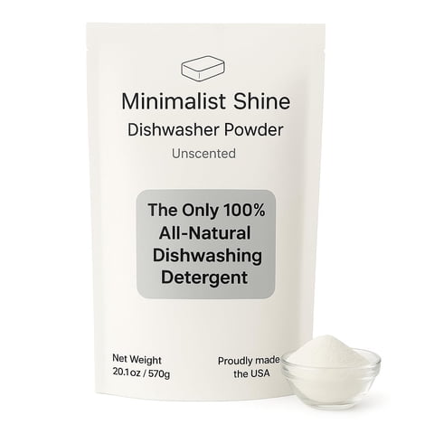 Minimalist Shine - Detergente Para Lavavajillas 60 Lavados