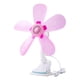 thumbnail image 5 of Ventilador De Clip Portátil Ventilador Eléctrico Ventilador De Mesa Silencioso Para Acampar Dormitorio De Escritorio Rosa, 5 of 5