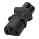 thumbnail image 5 of IEC 320 C13 A IEC C6, Adaptador De Corriente IEC 3Pin Hembra A 3Pin Macho C13 A C6, 5 of 5