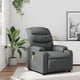 thumbnail image 3 of Sillón Reclinable Casafoyer Gris Cuero Sintético, 3 of 3