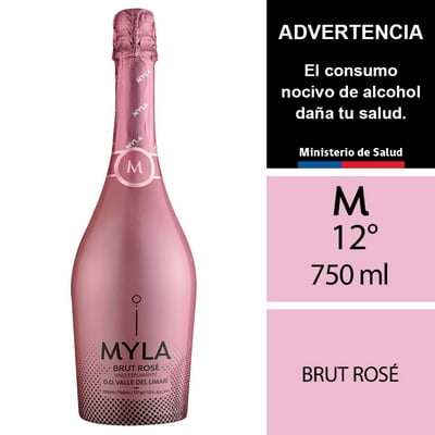 Espumante Brut Rosé 12° Botella 750 Ml Myla