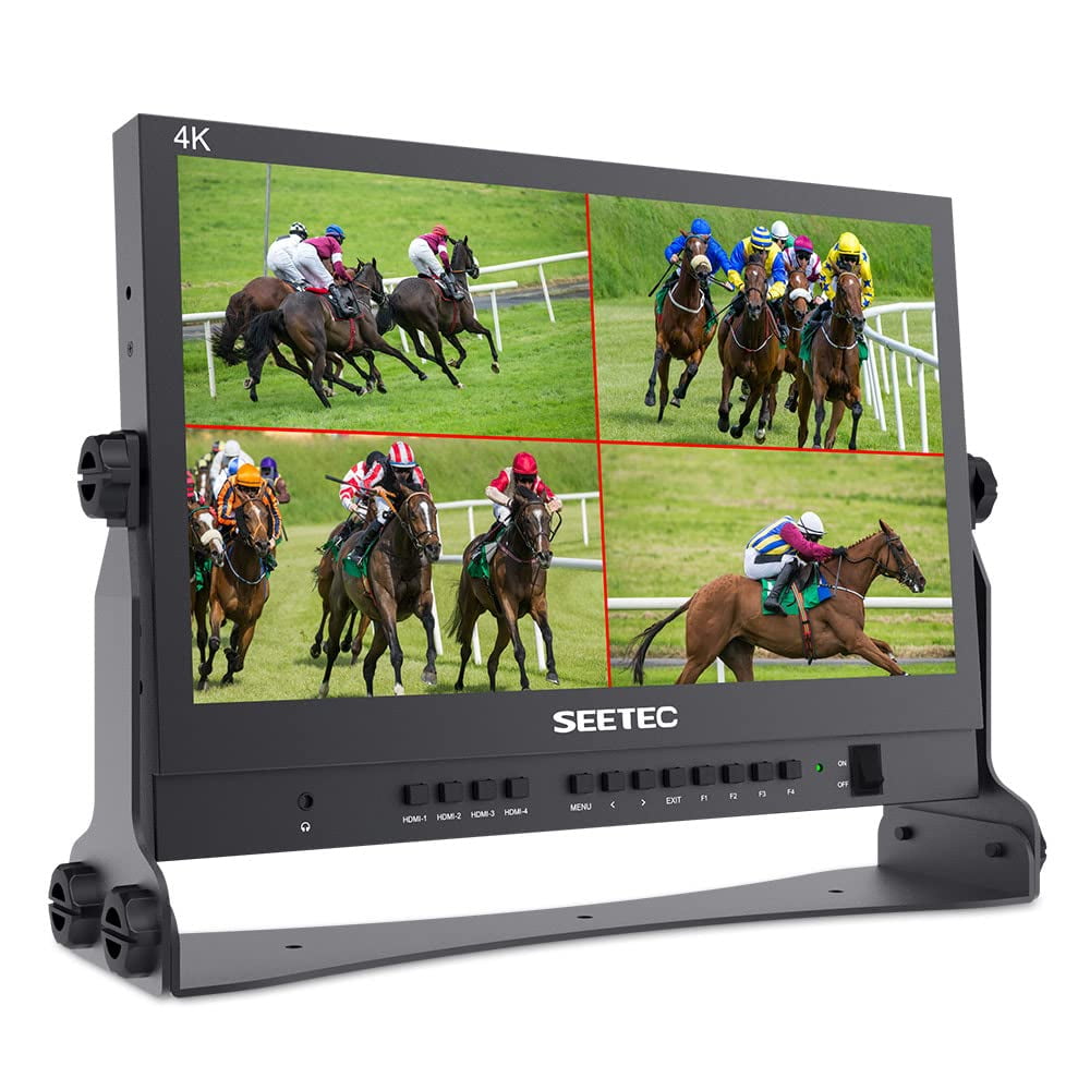 Monitor Seetec Atem156 De 15,6 Pulgadas Para Transmisión En Directo Con 4 Entradas/salidas Hdmi