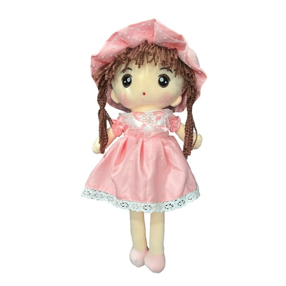 Muñeca De Trapo De Peluche Tierna Suave Lazo 65cm R