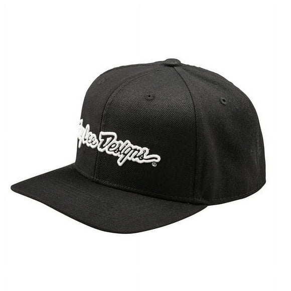 Jockey troy lee curved signature black osfa