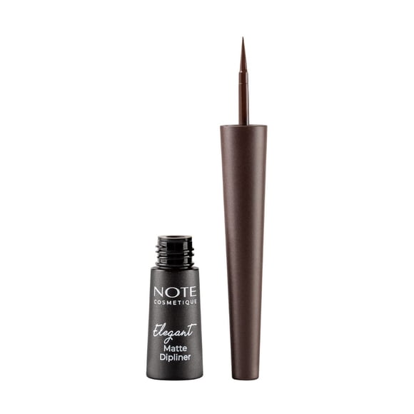 Delineador líquido Note Cosmetics, elegante, mate, resistente al agua, 2,4 ml