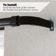 thumbnail image 2 of Barra para Cortinas Blu-Pier Tech 71‑122 cm Negra – Juego de 2, 2 of 7