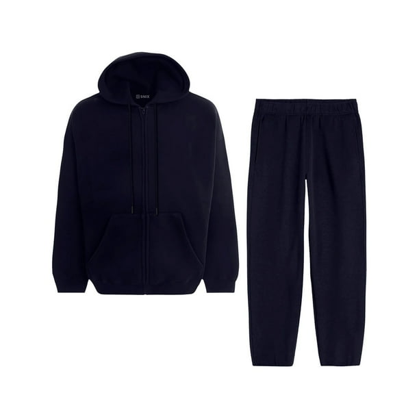 Conjunto Buzo De Colegio En Algodon Azul Marino Talla Xxl Lider - Main Image