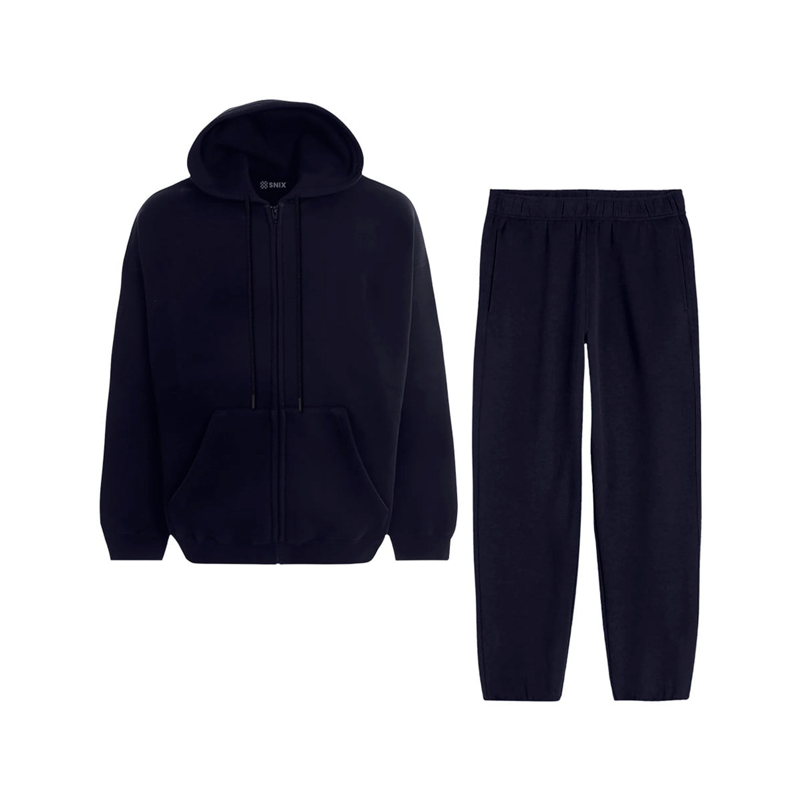 Snix - Conjunto Buzo De Colegio En Algodon Infantil Azul Marino Talla 10