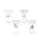 thumbnail image 1 of Vaso De Vidrio 450ML 4 Piezas Harry Potter Transparente, 1 of 5