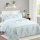 thumbnail image 1 of Cubrecama Quilt Sherpa 2pl - Varios Modelos W.m G Celeste Y Blanco Diseño Floral Celeste Vintage, 1 of 3