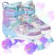 thumbnail image 1 of Patines Nattork Purple para niños de 7 a 10 años con ruedas iluminadas, 1 of 7